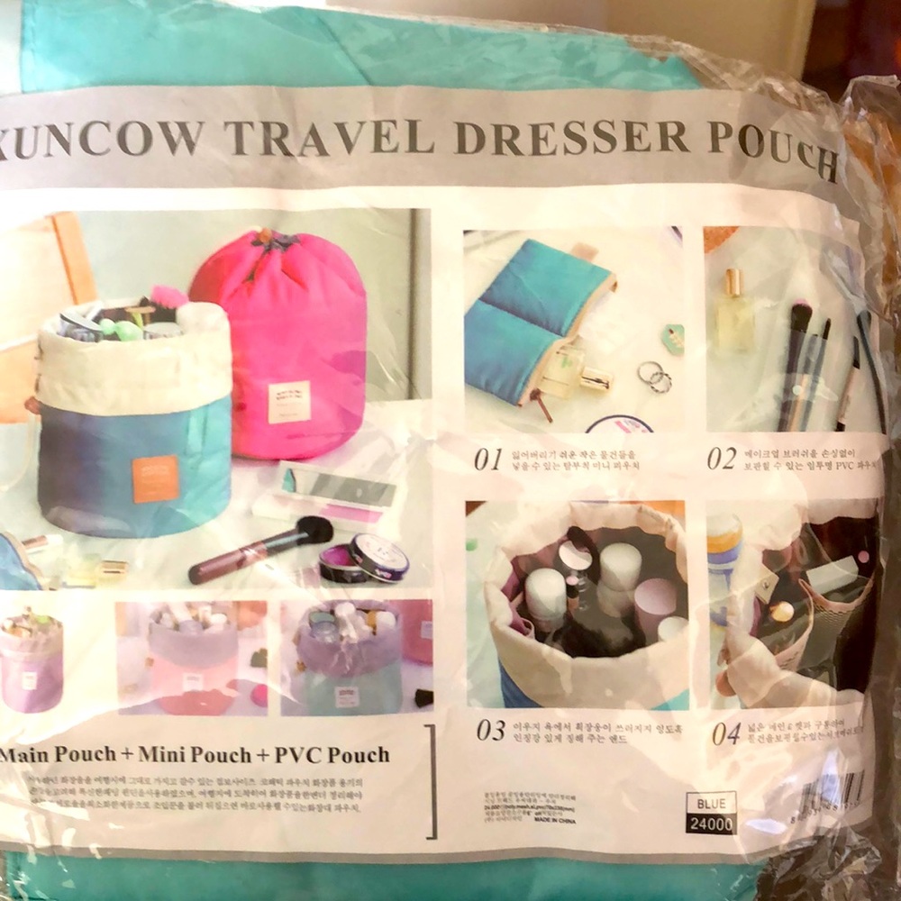Travel Dresser Pouch for beauty products
